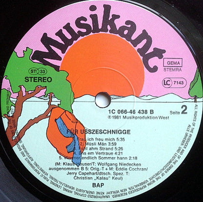 BAP : Für Usszeschnigge! (LP, Album, Gat)
