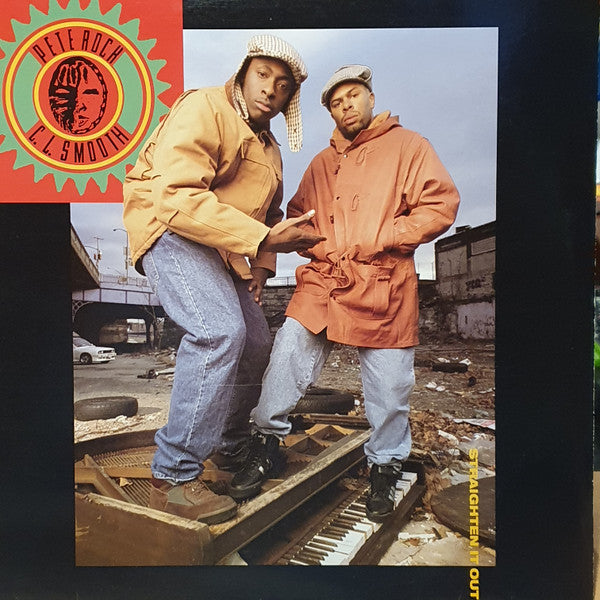 Pete Rock & C.L. Smooth : Straighten It Out (12", Single)