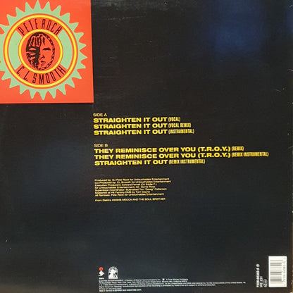 Pete Rock & C.L. Smooth : Straighten It Out (12", Single)
