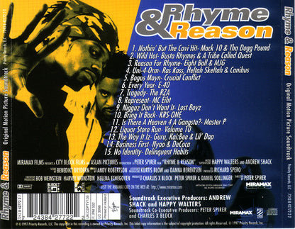 Various : Rhyme & Reason - Original Motion Picture Soundtrack (CD, Comp)