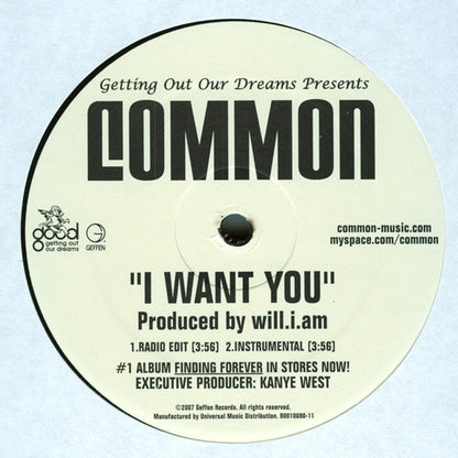 Common : I Want You (12")