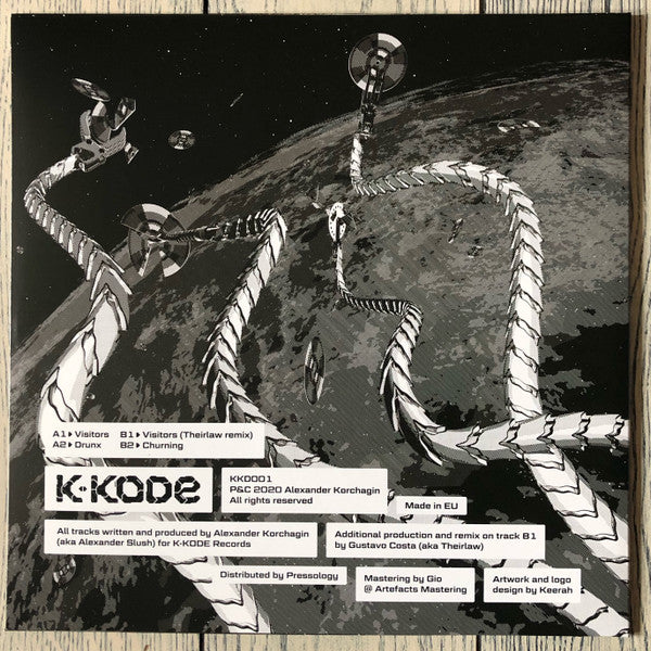 Alexander Slush : Visitors (12", EP, Ltd)