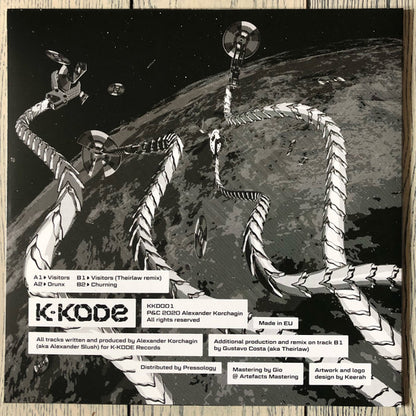 Alexander Slush : Visitors (12", EP, Ltd)