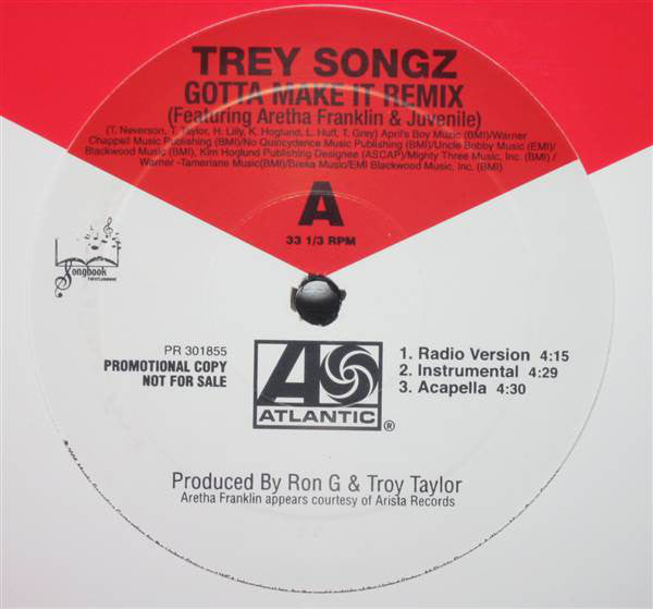 Trey Songz : Gotta Make It (Remix) (12", Promo)