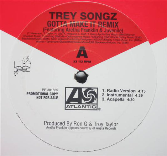 Trey Songz : Gotta Make It (Remix) (12", Promo)