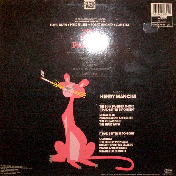 Henry Mancini : The Pink Panther (LP, Album, RE)
