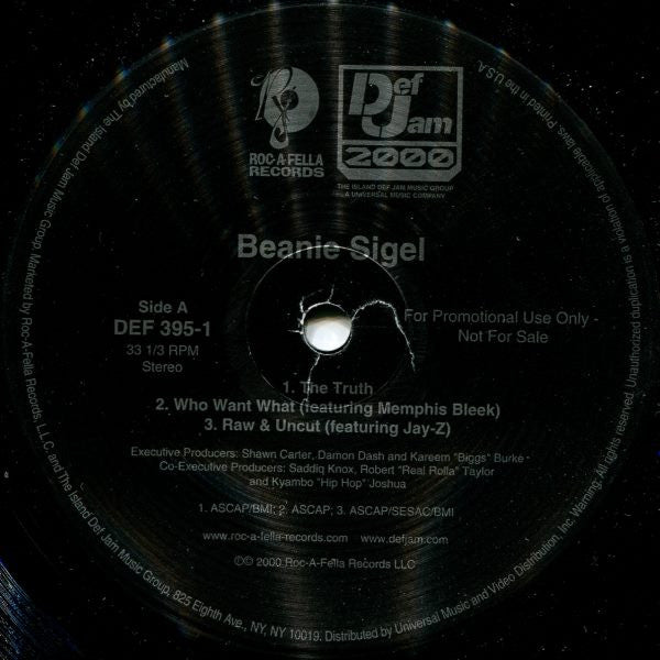 Beanie Sigel : The Truth (2xLP, Album, Promo, Cle)