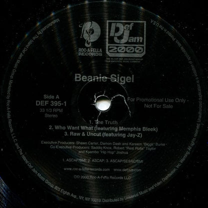 Beanie Sigel : The Truth (2xLP, Album, Promo, Cle)