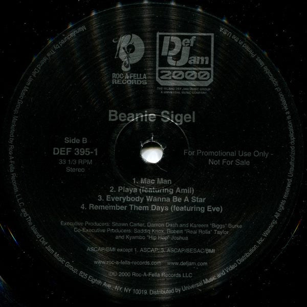 Beanie Sigel : The Truth (2xLP, Album, Promo, Cle)