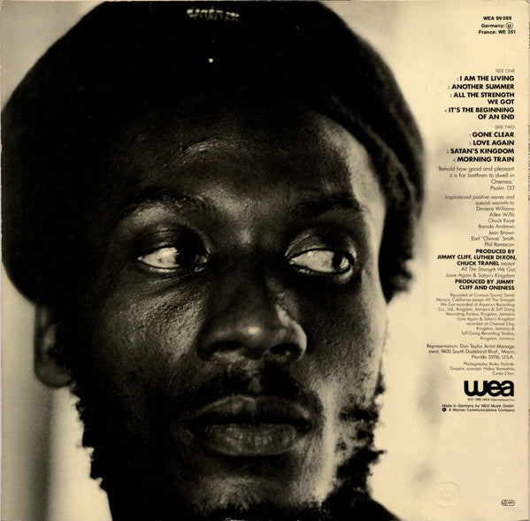 Jimmy Cliff : I Am The Living (LP, Album)