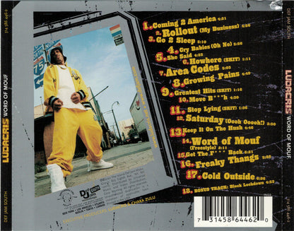 Ludacris : Word Of Mouf (CD, Album, PMD)