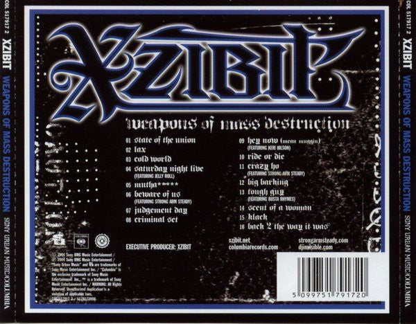 Xzibit : Weapons Of Mass Destruction (CD, Album)