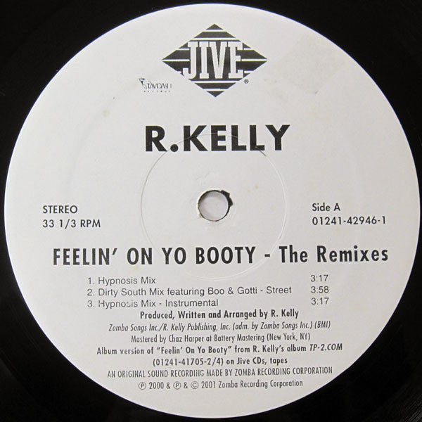 R. Kelly : Feelin' On Yo Booty - The Remixes (12")