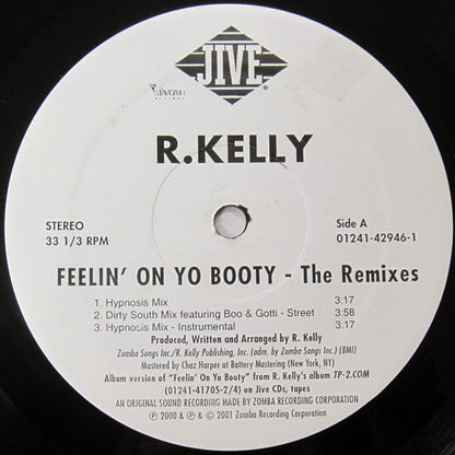 R. Kelly : Feelin' On Yo Booty - The Remixes (12")