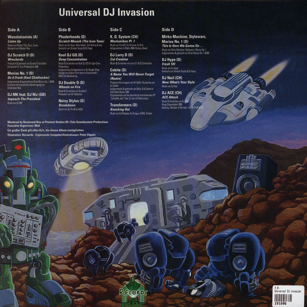 Various : Universal DJ Invasion (2xLP, Comp)