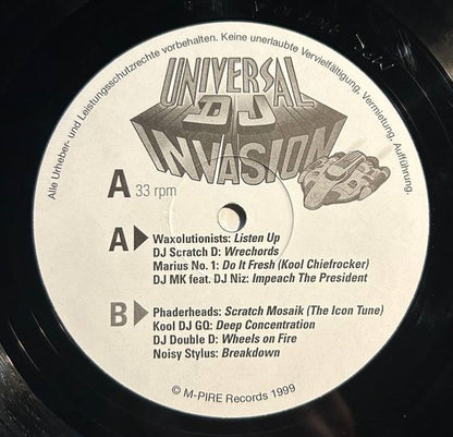 Various : Universal DJ Invasion (2xLP, Comp)
