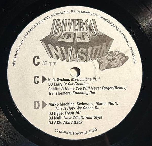 Various : Universal DJ Invasion (2xLP, Comp)