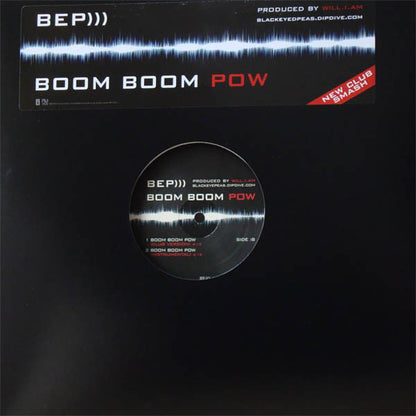 Black Eyed Peas : Boom Boom Pow (12", Promo)