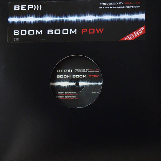 Black Eyed Peas : Boom Boom Pow (12", Promo)