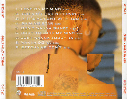 Lorenzo Smith : Love On My Mind (CD, Album)