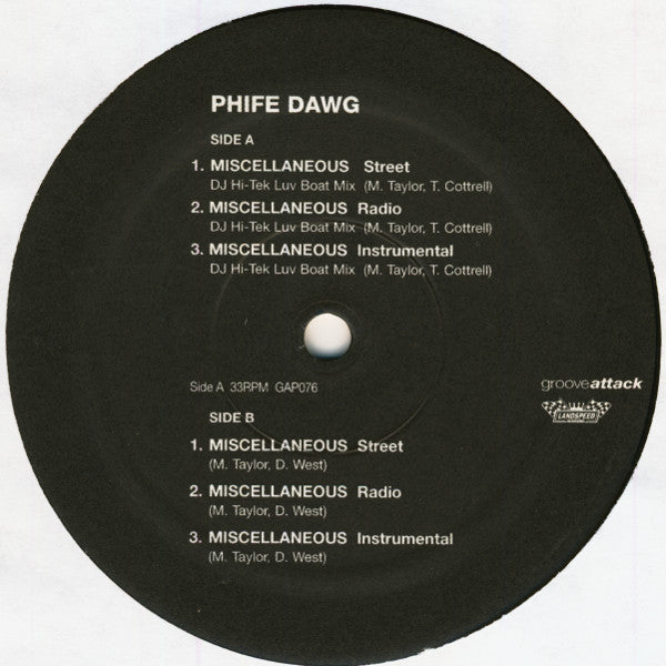 Phife Dawg : Miscellaneous (12")