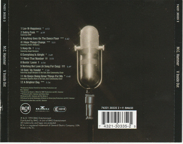MC Hammer : V Inside Out (CD, Album)