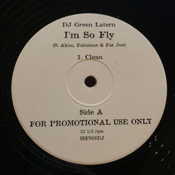 DJ Green Lantern / Dwele : I'm So Fly / I'm Cheatin (12", Single, Promo)