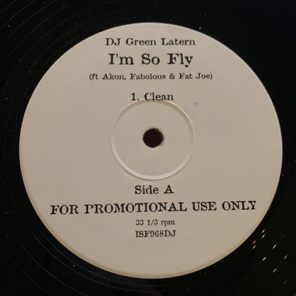 DJ Green Lantern / Dwele : I'm So Fly / I'm Cheatin (12", Single, Promo)