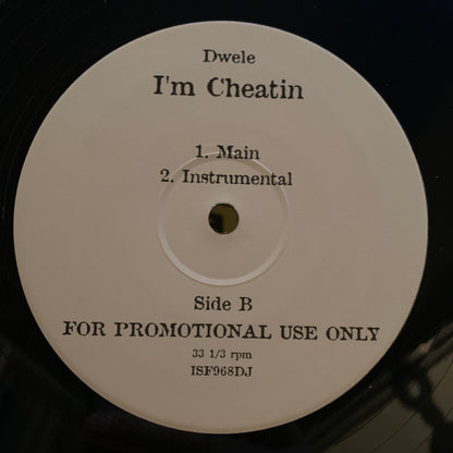 DJ Green Lantern / Dwele : I'm So Fly / I'm Cheatin (12", Single, Promo)
