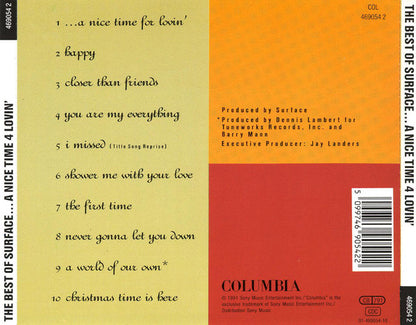 Surface : The Best Of Surface...A Nice Time 4 Lovin' (CD, Comp)