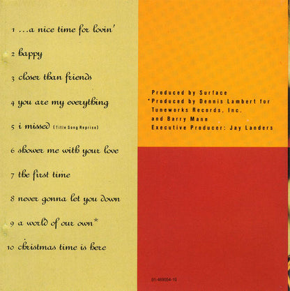 Surface : The Best Of Surface...A Nice Time 4 Lovin' (CD, Comp)