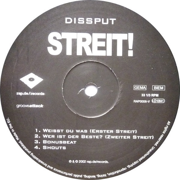 Dissput : Streit! (12")