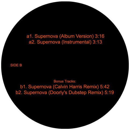 Mr Hudson Featuring Kanye West : Supernova (Remixes) (12")