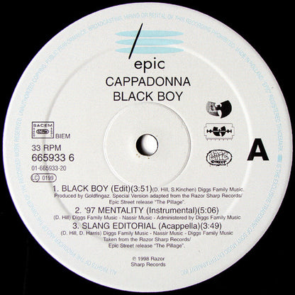 Cappadonna : Black Boy (12")