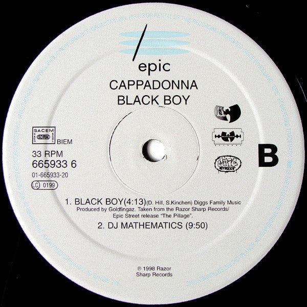 Cappadonna : Black Boy (12")