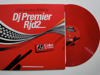 Dj Premier & Rjd2 : Coke Dj-culture (12", Promo, Red)