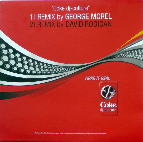 George Morel / David Rodigan : Coke Dj-culture (12", Promo, Red)