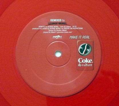 George Morel / David Rodigan : Coke Dj-culture (12", Promo, Red)