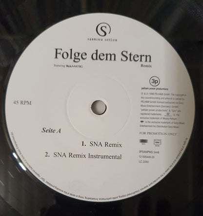 Sabrina Setlur Featuring Illmat!c : Folge Dem Stern Remixe (12", Promo)