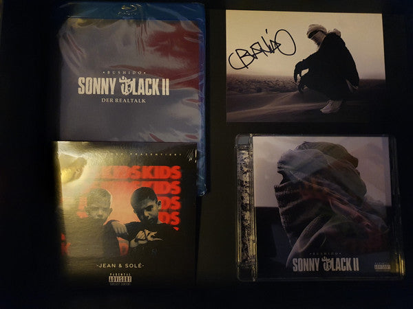 Bushido (2) : Sonny Black II (CD, Album + CD, EP + CD, Album + Blu-ray + Box, Lt)