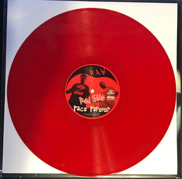 Face Forever : R.A.W (12", EP, Ltd, Num, red)