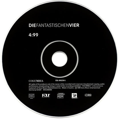 Die Fantastischen Vier : 4:99 (CD, Album, Enh, CD-)