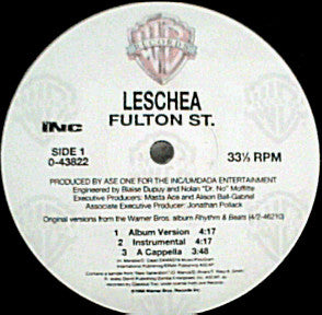 Leschea : Fulton St. / How We Stay (12")