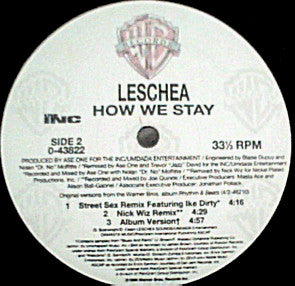 Leschea : Fulton St. / How We Stay (12")