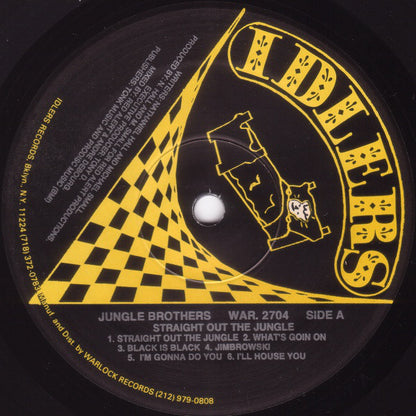 Jungle Brothers : Straight Out The Jungle (LP, Album, RE, Bla)
