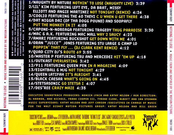 Various : Nothing To Lose - Music From And Inspired By The Motion Picture (CD, Comp)