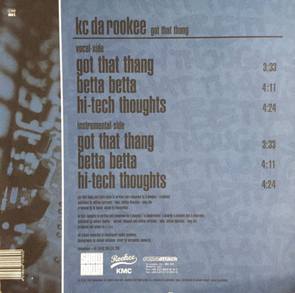 KC Da Rookee : Got That Thang (12")