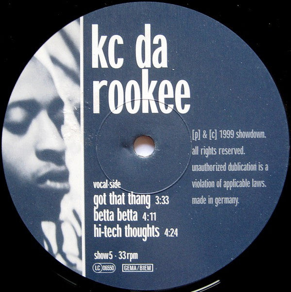 KC Da Rookee : Got That Thang (12")