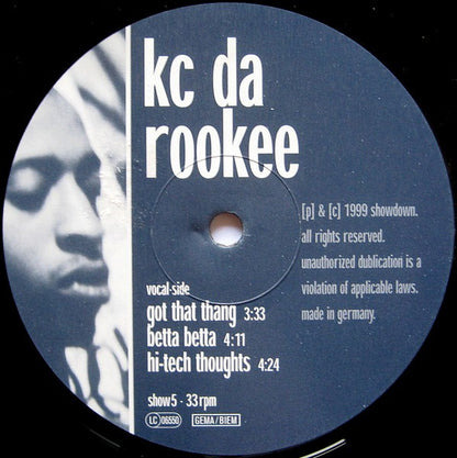 KC Da Rookee : Got That Thang (12")