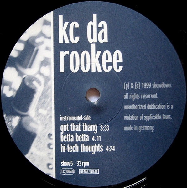 KC Da Rookee : Got That Thang (12")